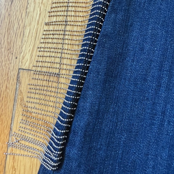 Ariat R.E.A.L. High Rise Fringe Flare Jeans. - Picture 10 of 14